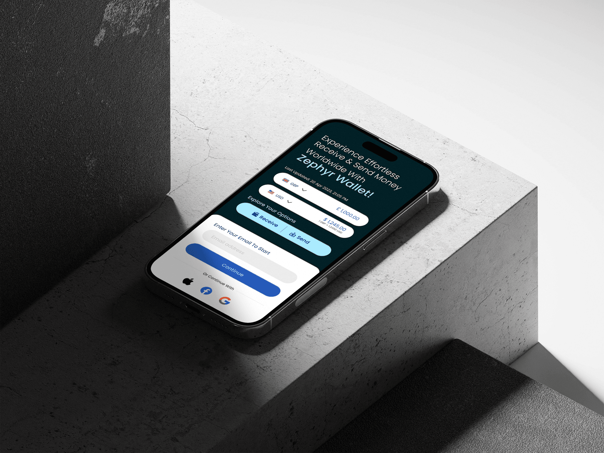 View as iOS Mobile app design image