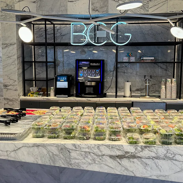     Individually packaged Cafe Izmir catering meals