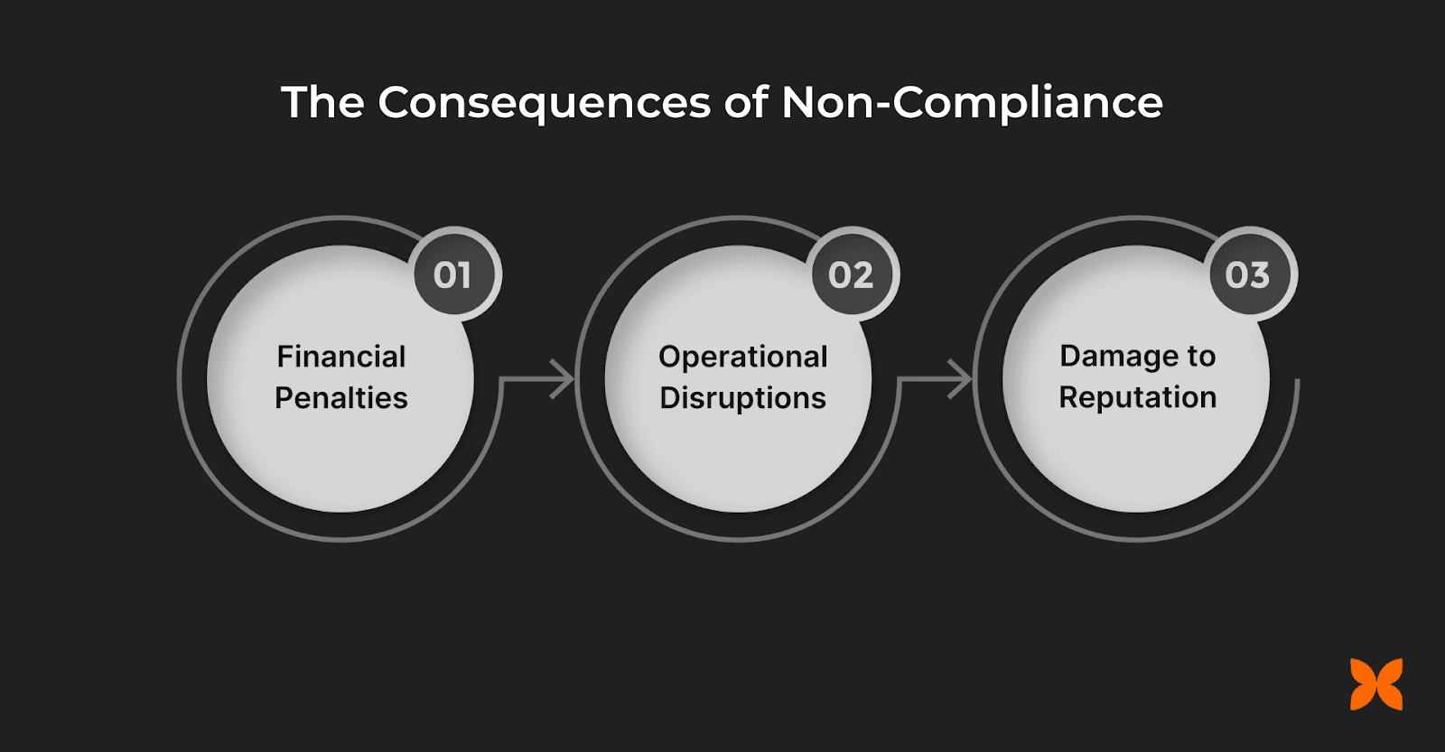 Risks of missing compliance requirements