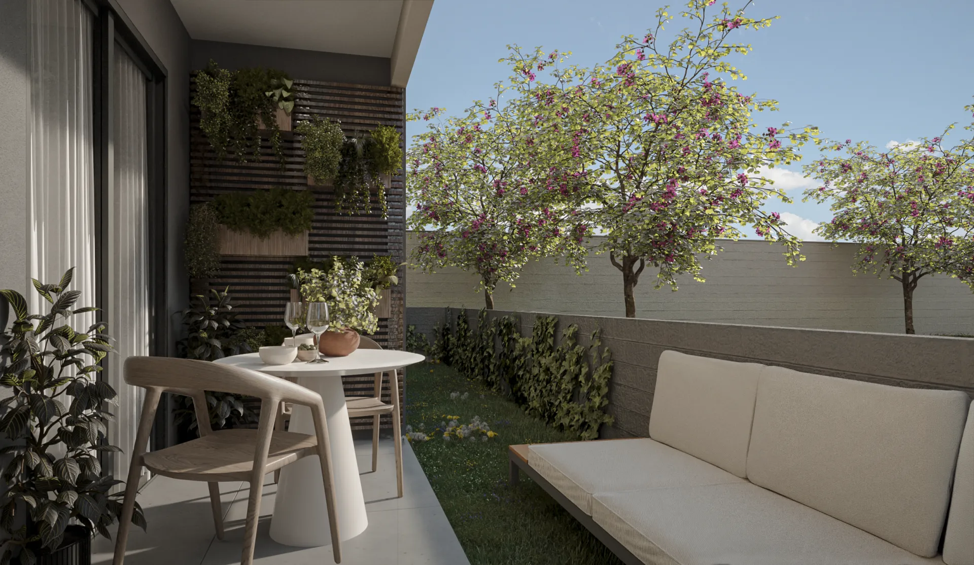 Apartamento decorado garden