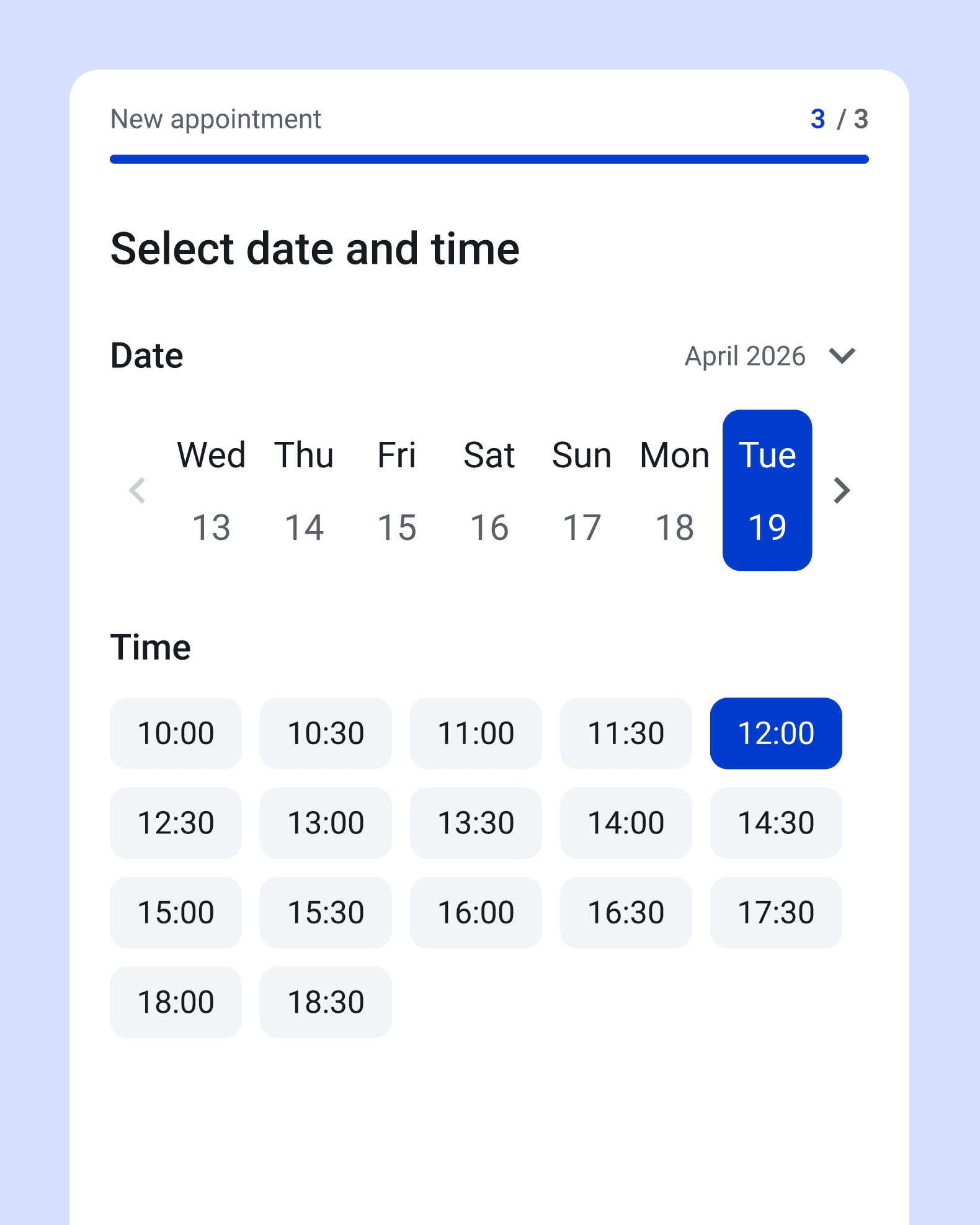 FitFLEET Interface design
