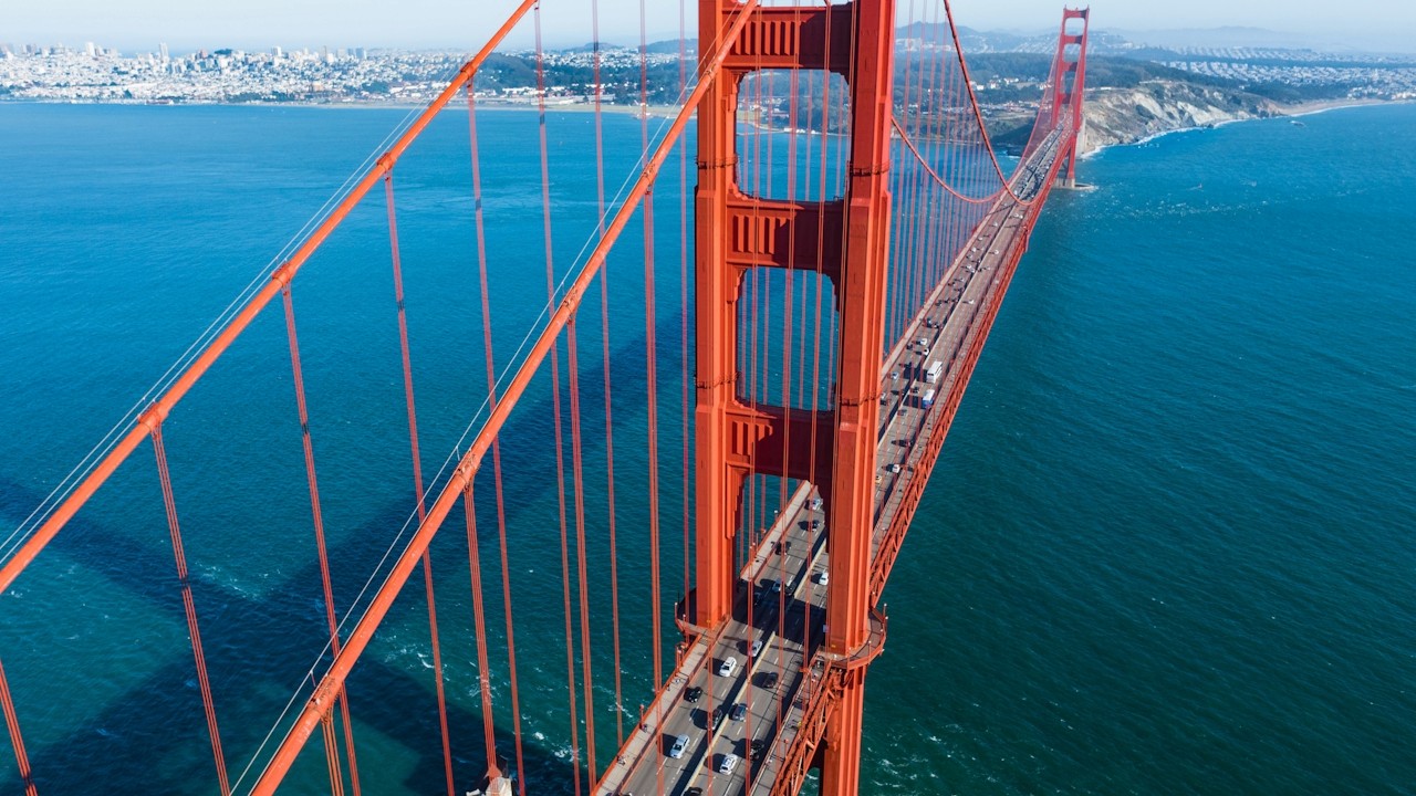 A photo of San Francisco’s Golden Gate Bridge