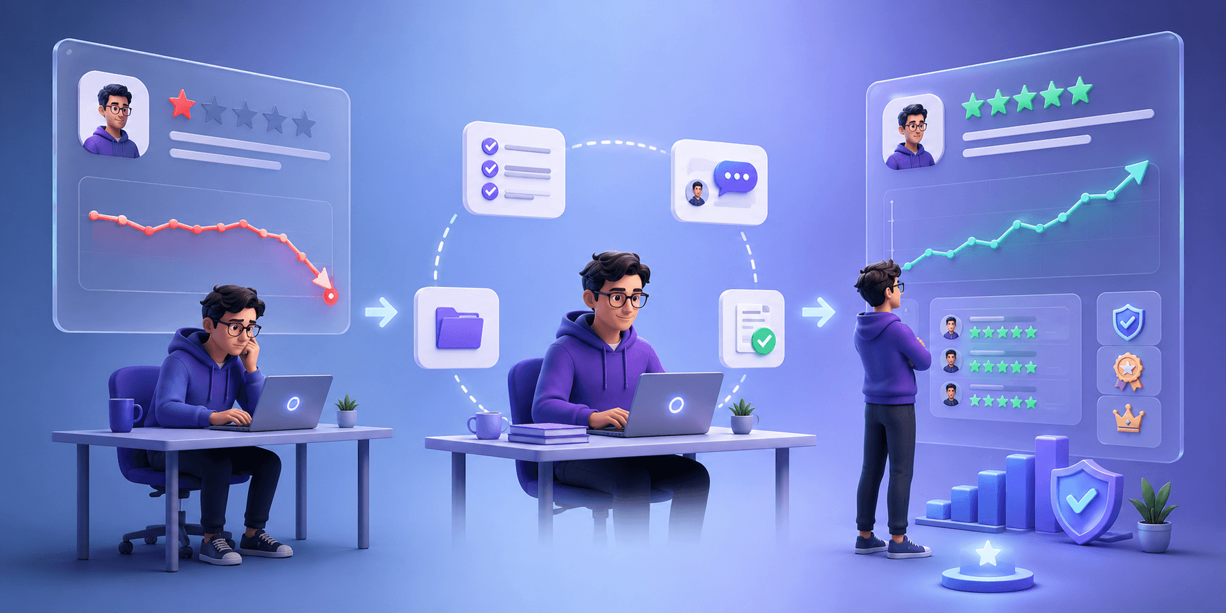 Freelancer rebuilding trust