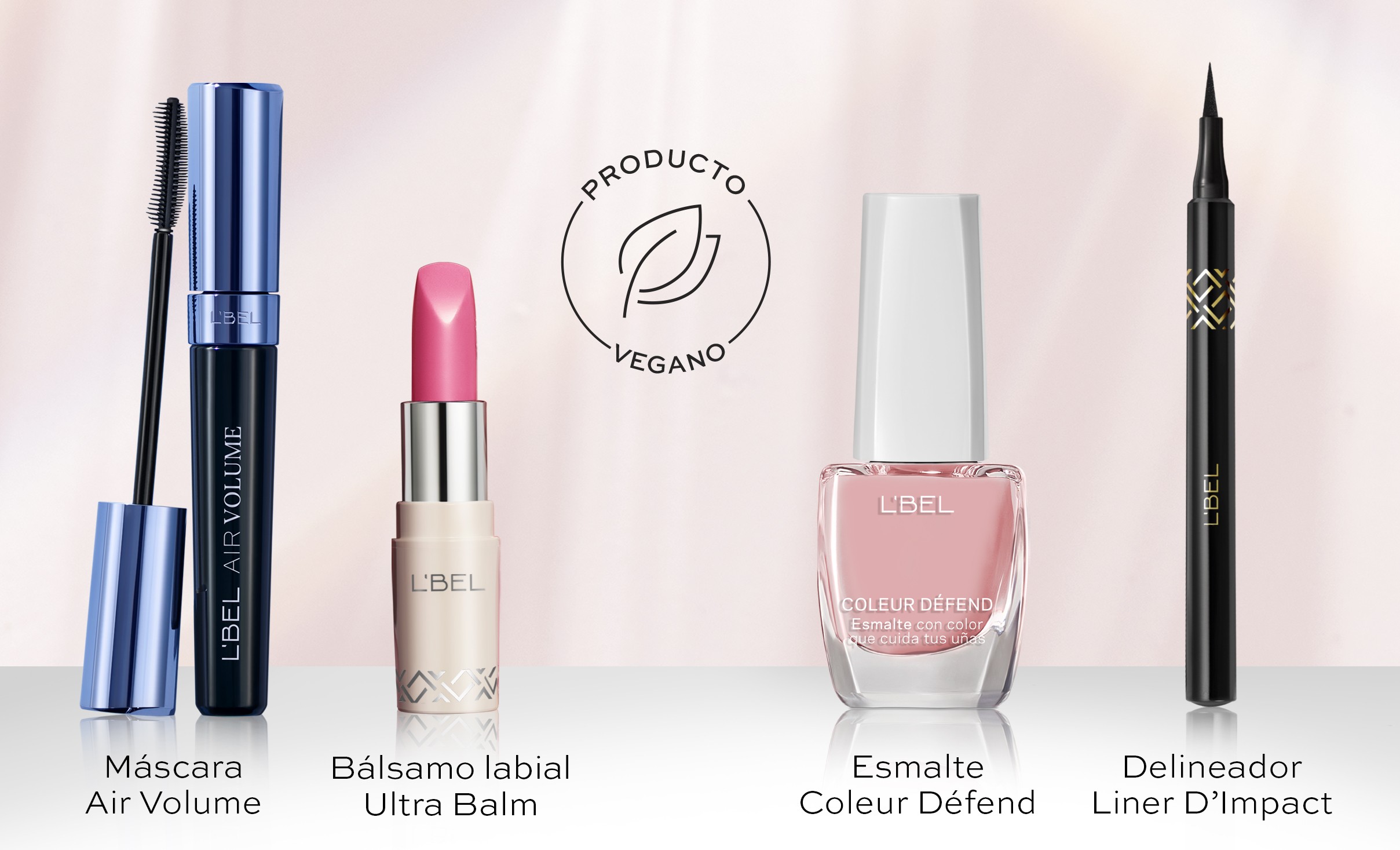 Productos L’bel de maquillaje libres de crueldad animal