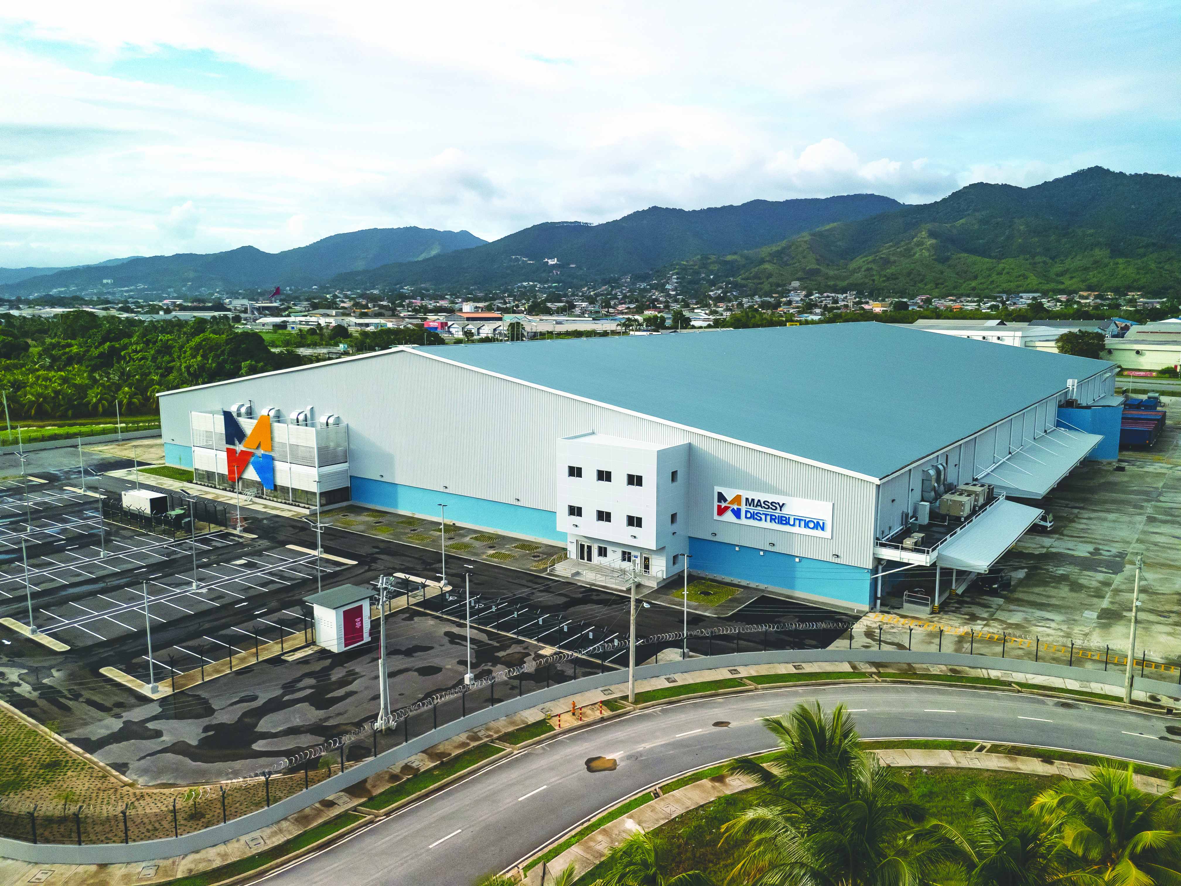 Arial image of a Massy distibution centre