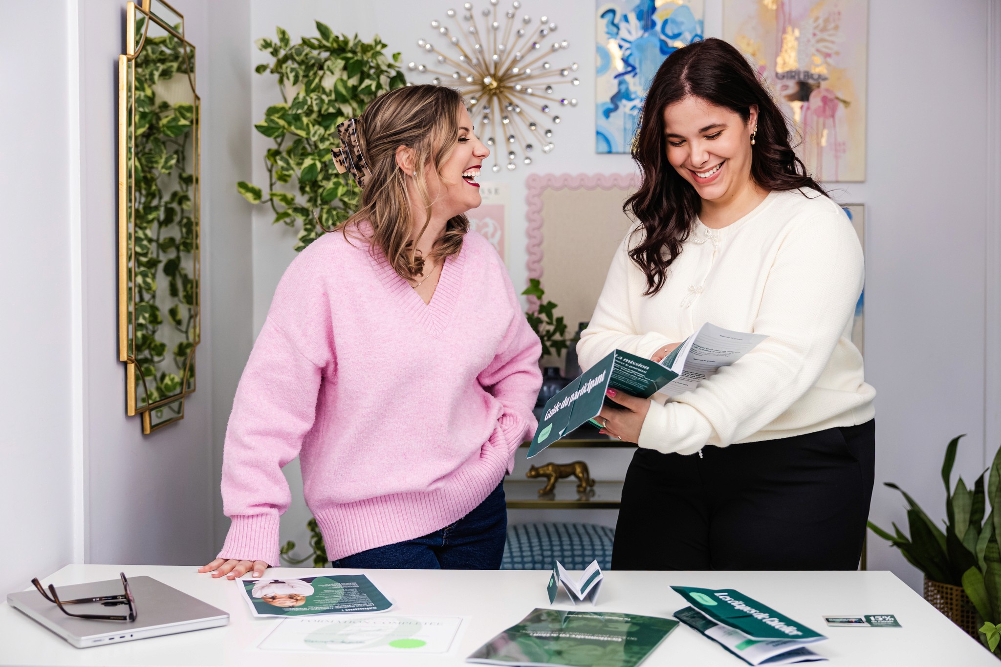 Two men Work in Office