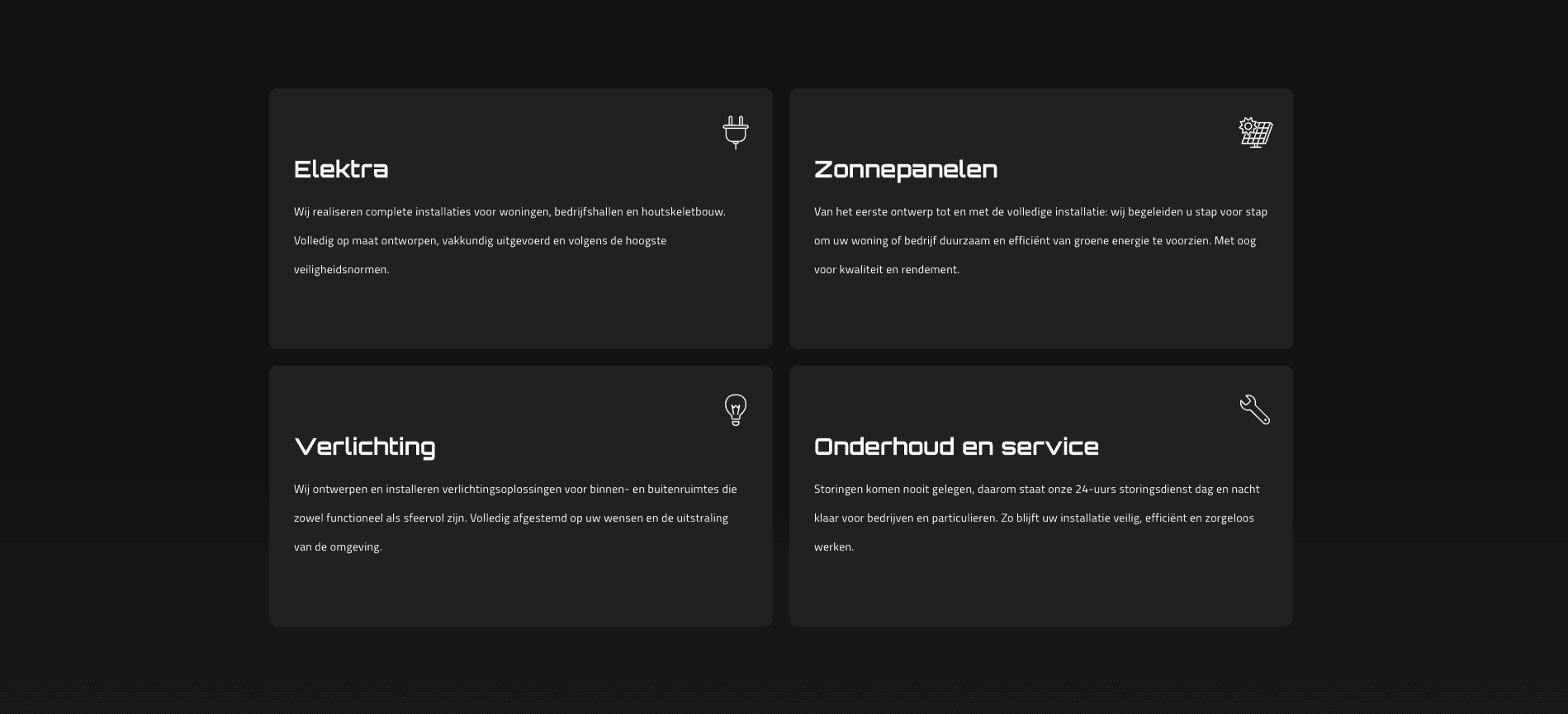 Project Sparc: Van Voorst Elektrotechniek Barneveld