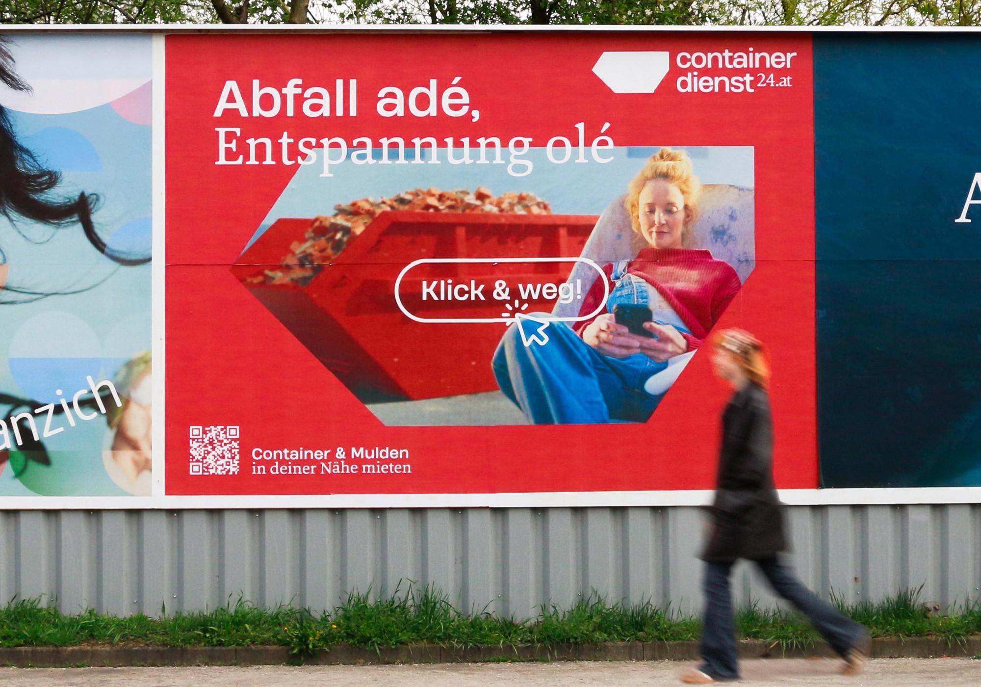 Plakatwand OOH containerdienst24.at