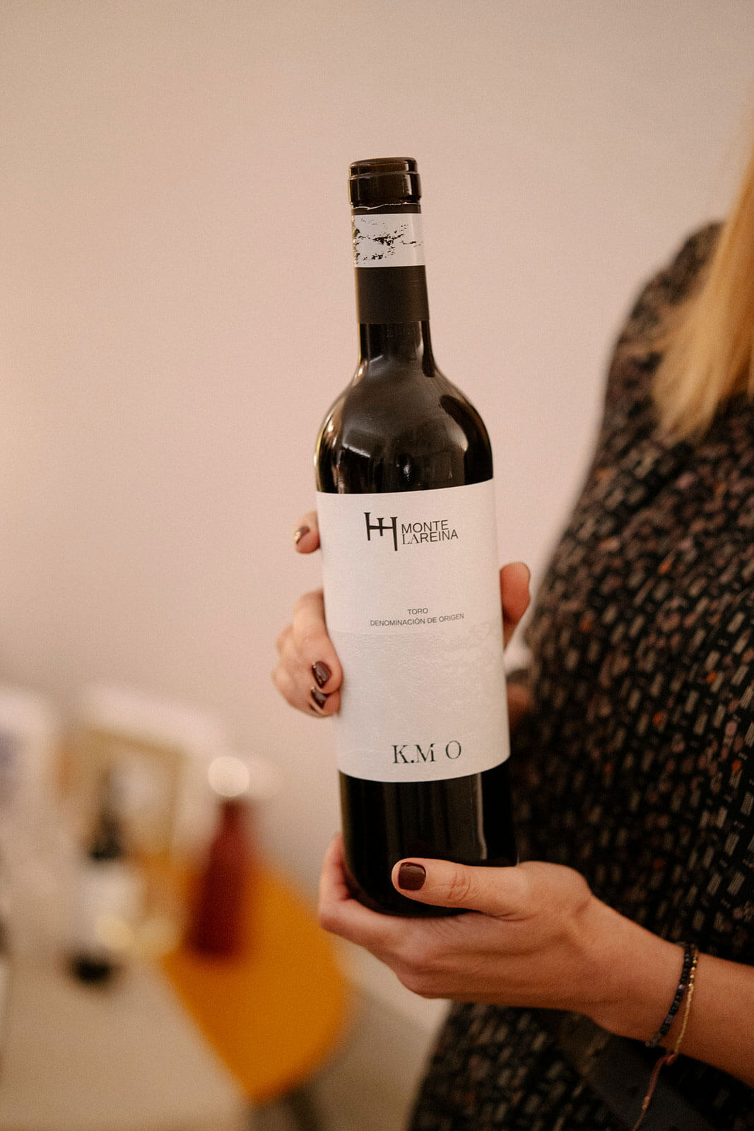 Botella de vino de Monte La Reina