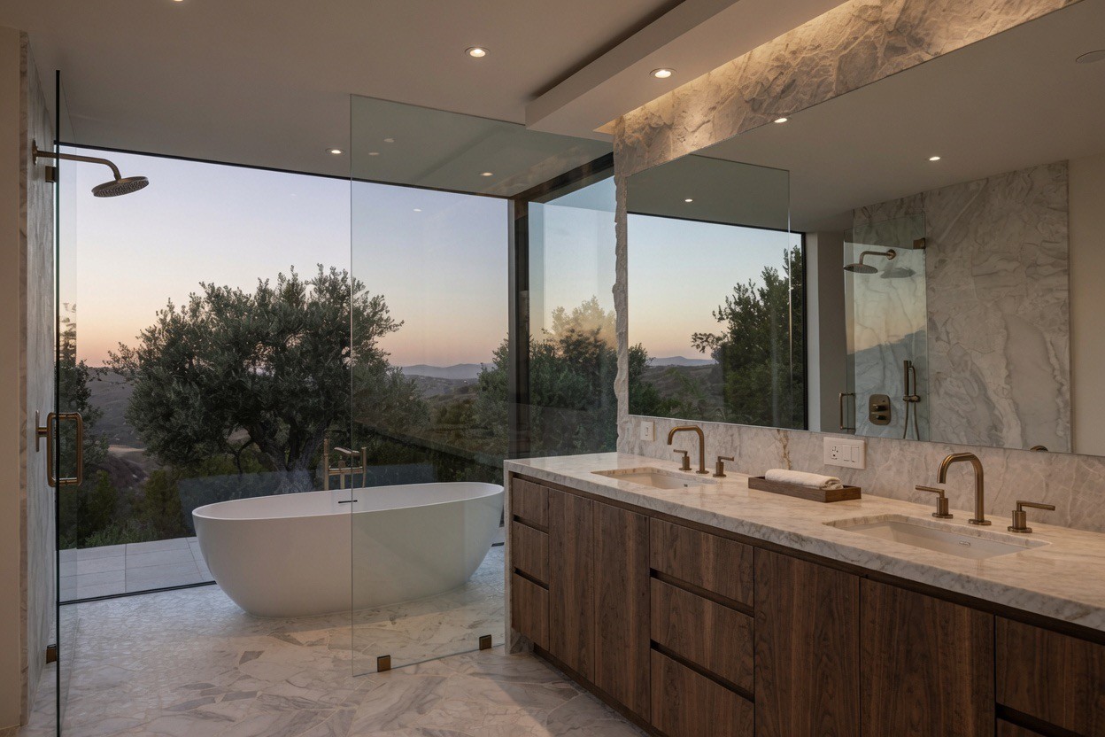 Luxury bathroom remodel