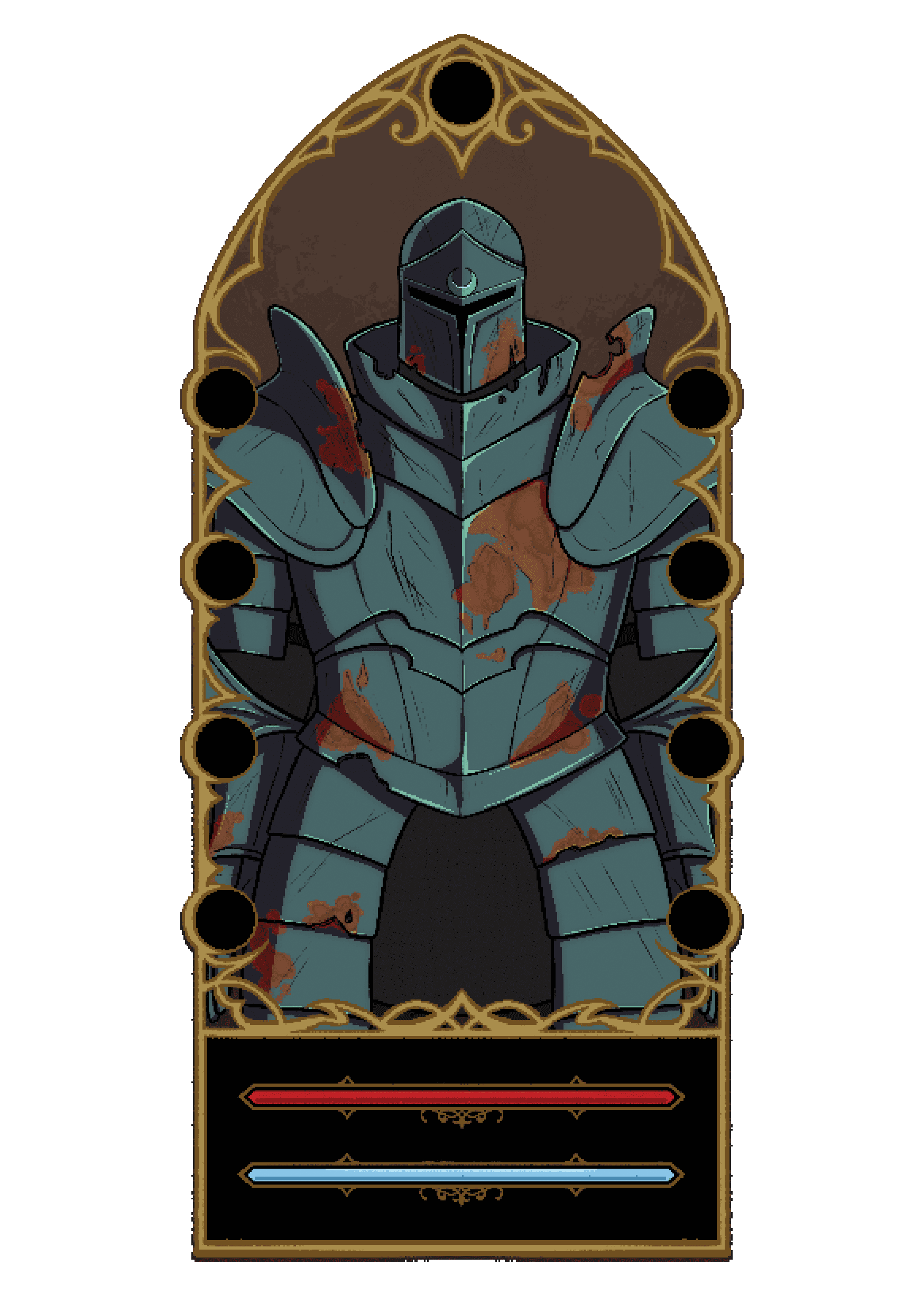 Illustration of the warrior