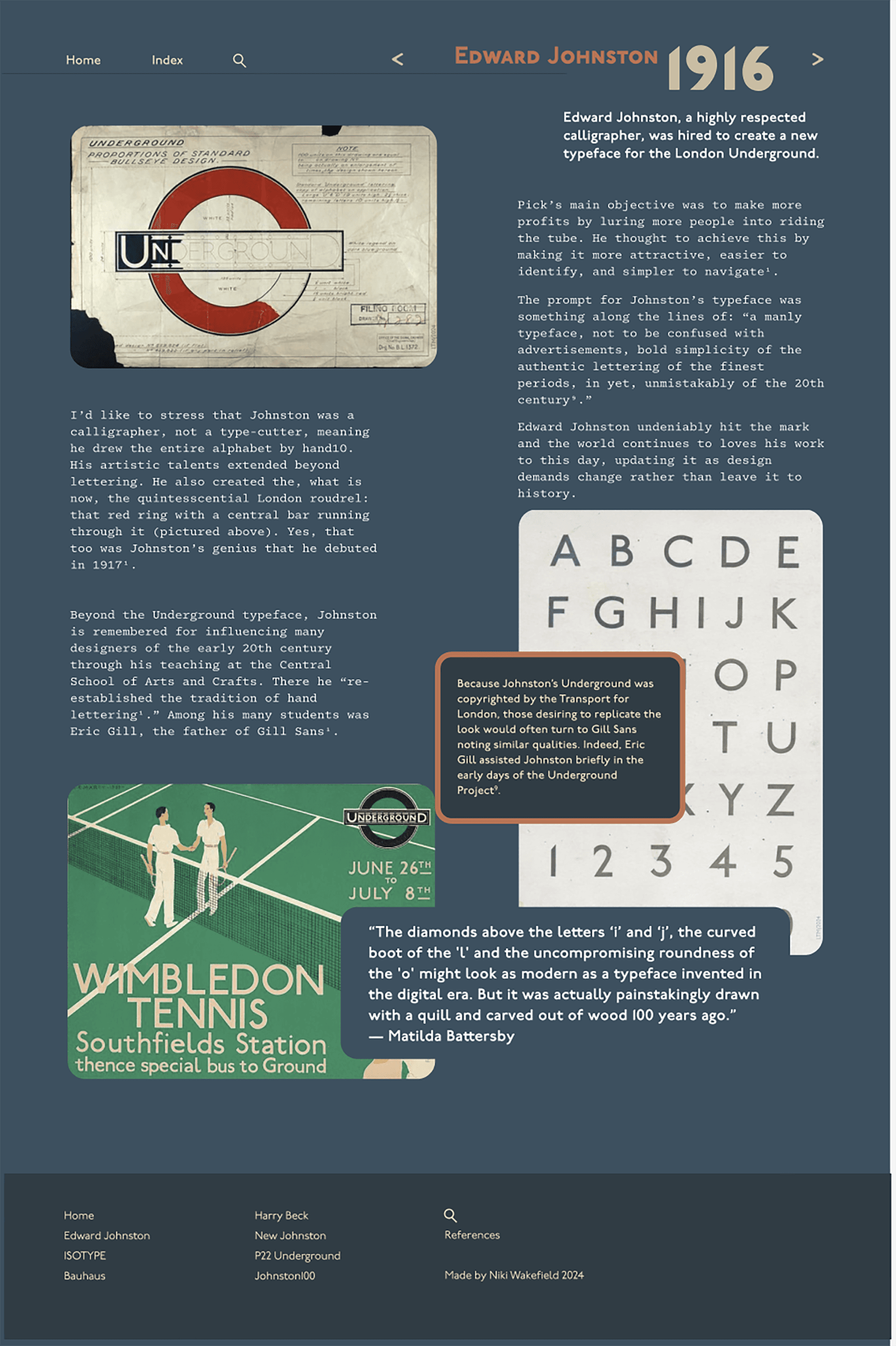 Early iteration 1916 page