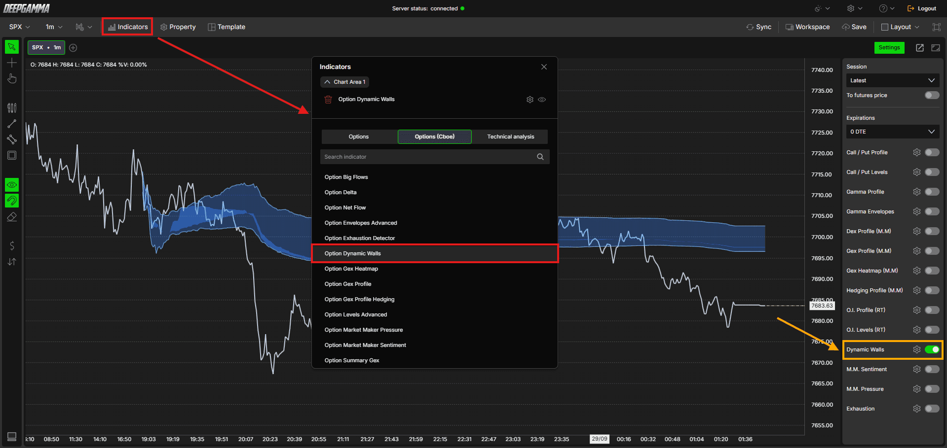 Option Dynamic Walls - DeepGamma Web. How to Add Option Dynamic Walls screenshot 2.