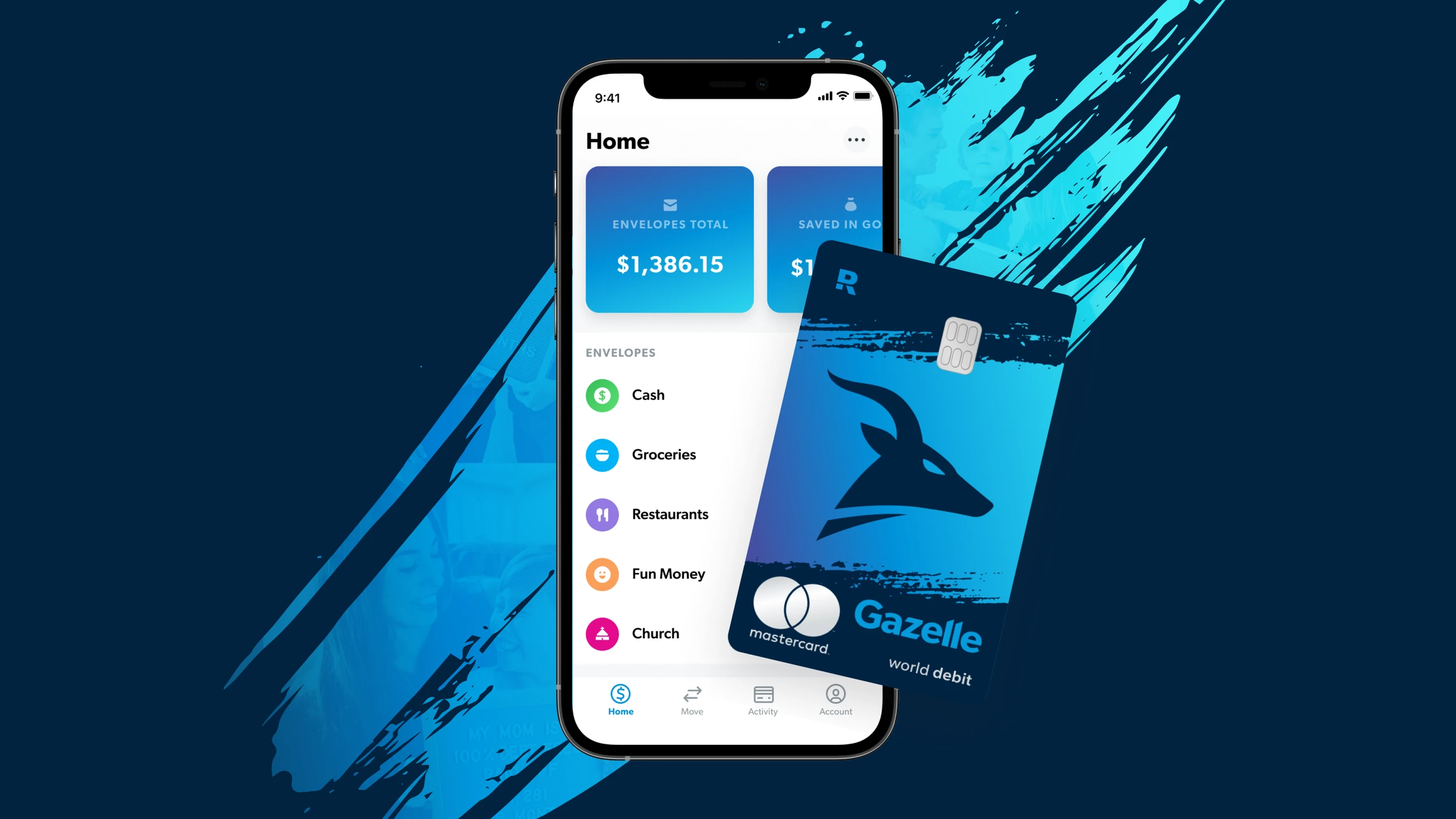 Minimalist coffee can design in hand – black and white packaging with bold typography