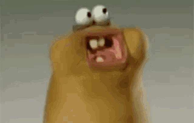 Funny Cartoon Character Munching