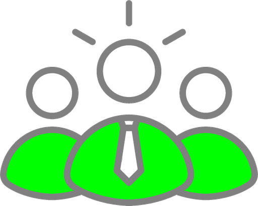 Hände mit einer Trophäe