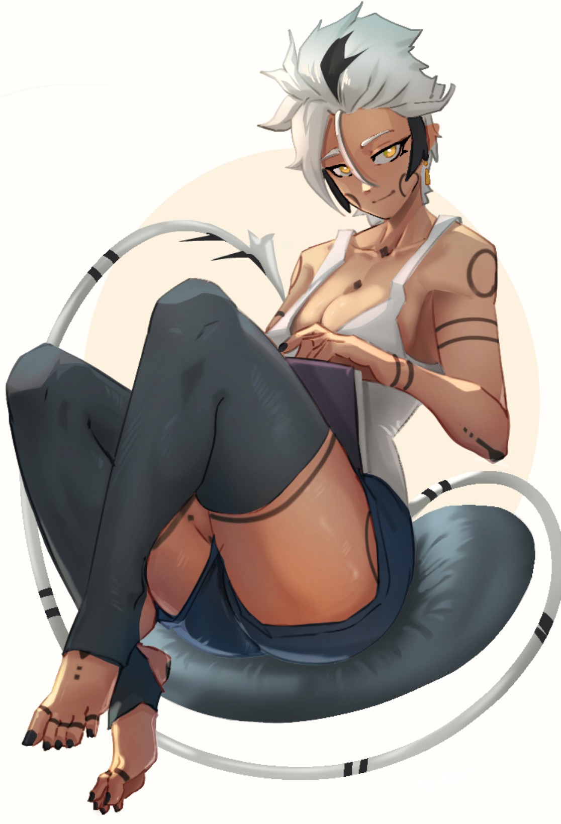 Woman Sit On The Floor