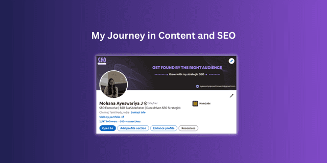 The Story Behind My Work in Content and SEO