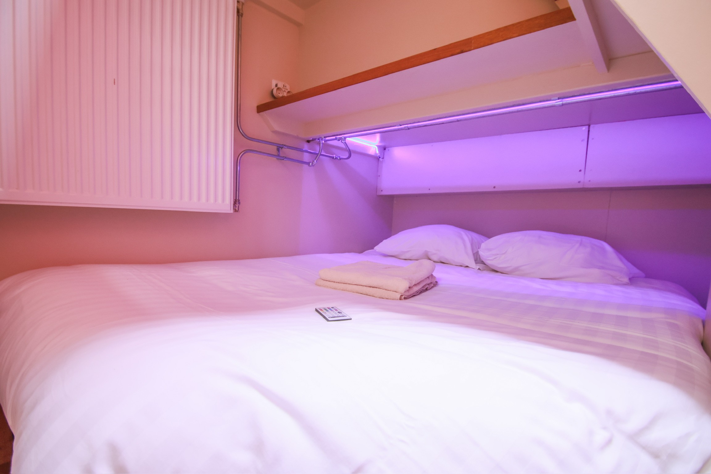 Dining table with leopard wall art