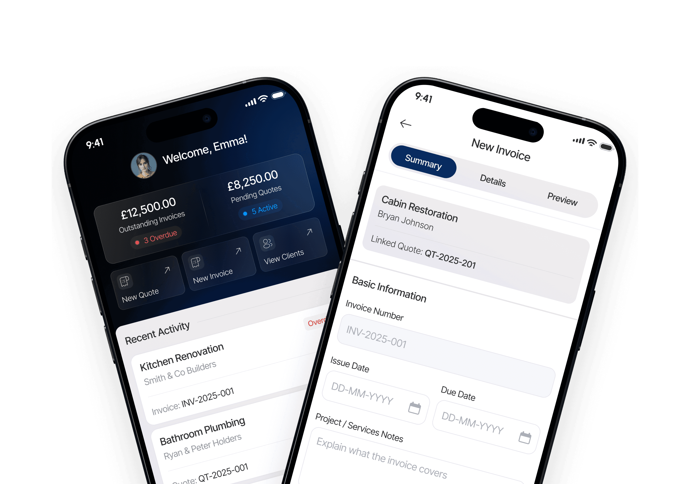 EaziQuote Dashboard Images