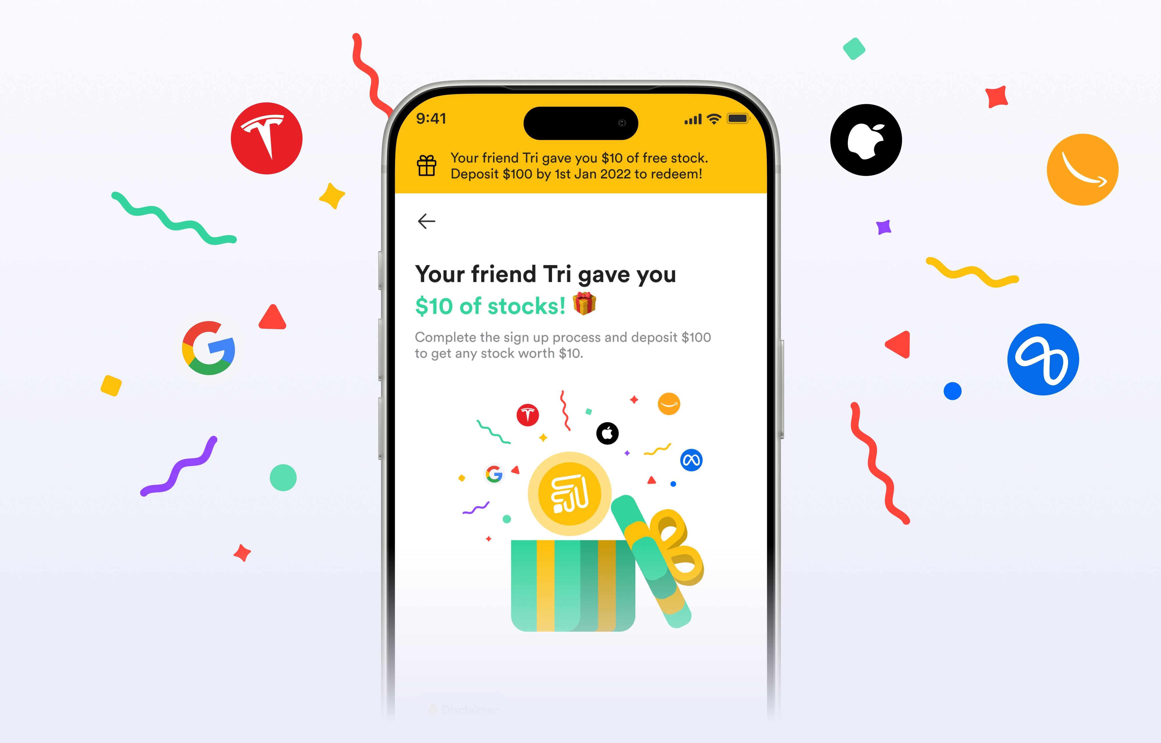 Gotrade Incentivized Referral Stock Gifts