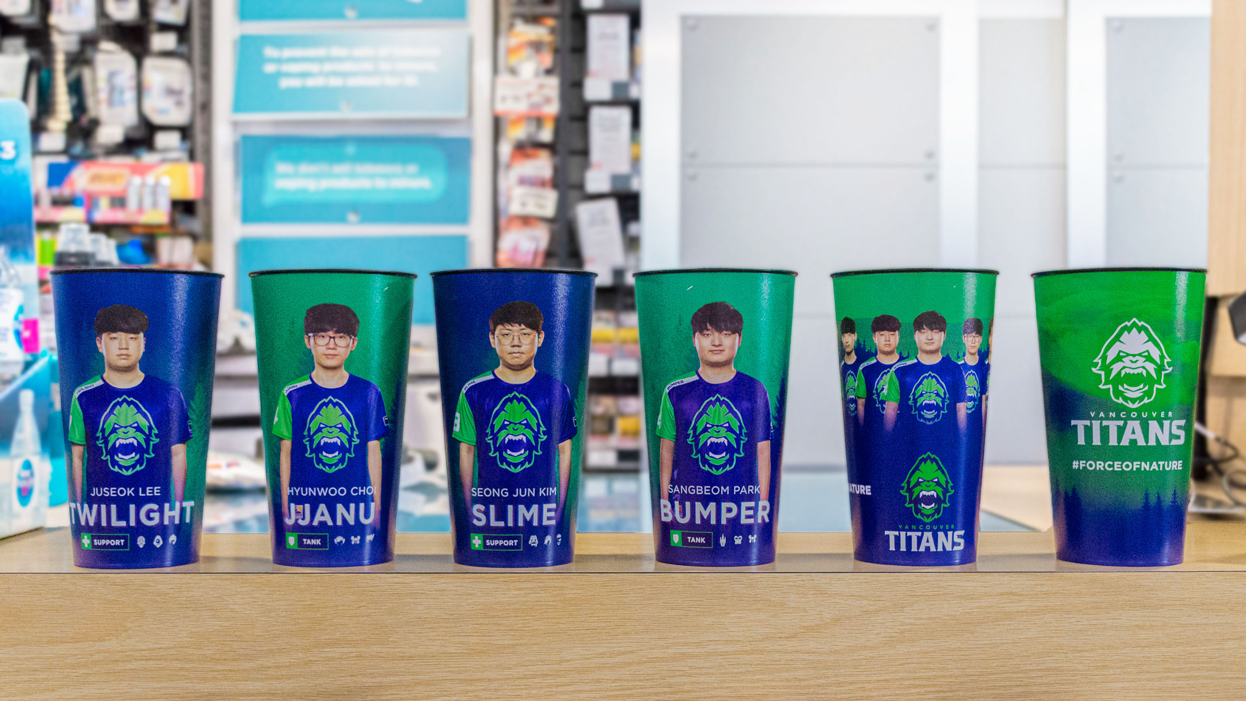 Titans Froster Cups in partnership with Circle K.