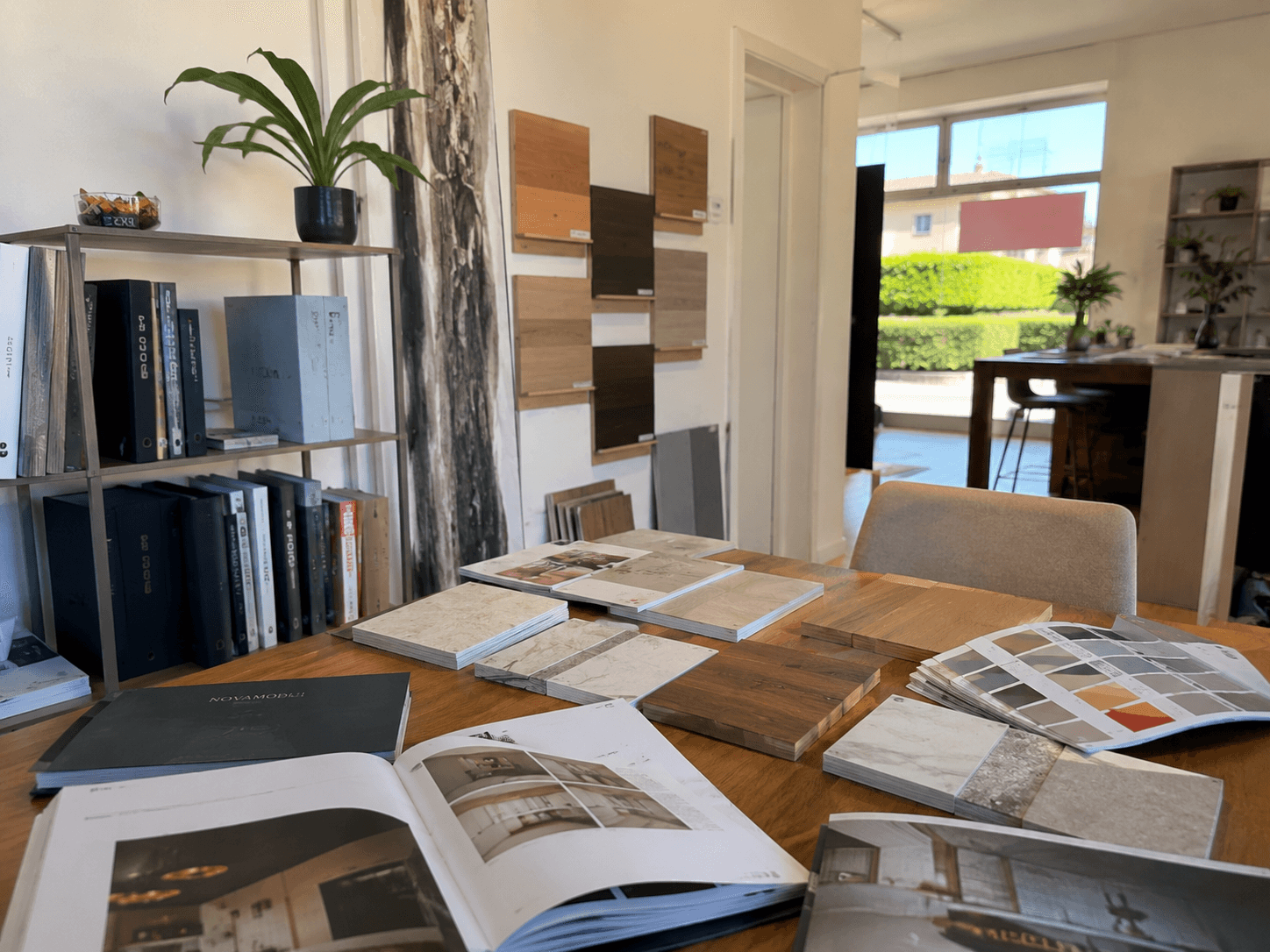 About section image featuring a modern interior design space.