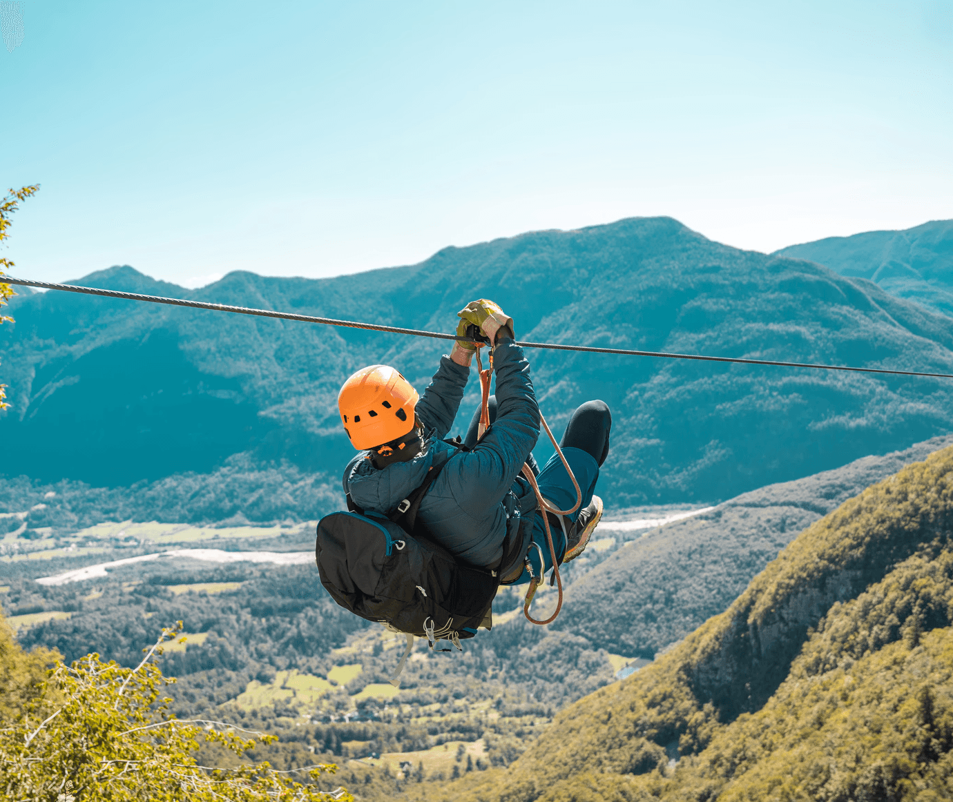 Ziplining
