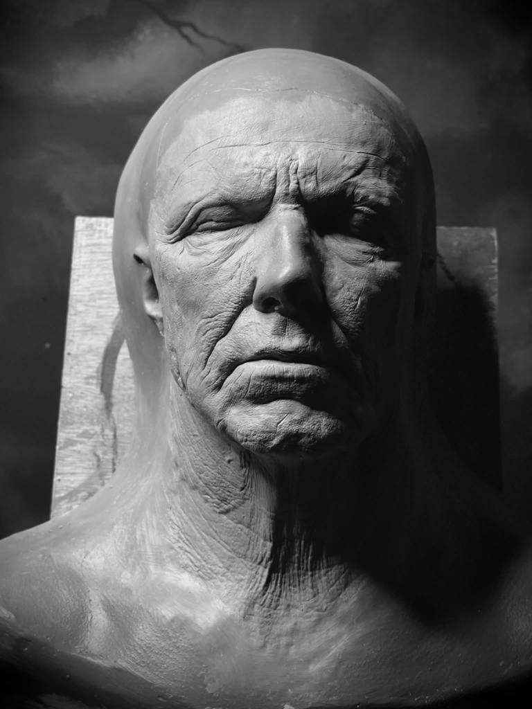 old age sfx face mask