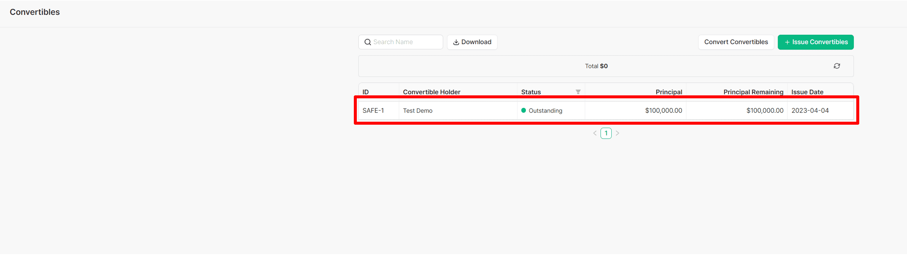 Select the convertible