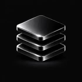 Icon illustration of stack of cards