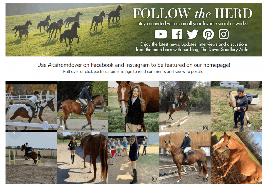 user generated content campaign usage on website