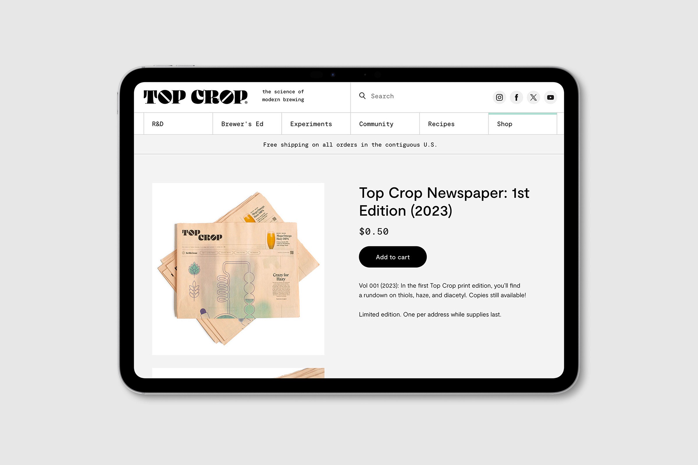 Top Crop Website Design