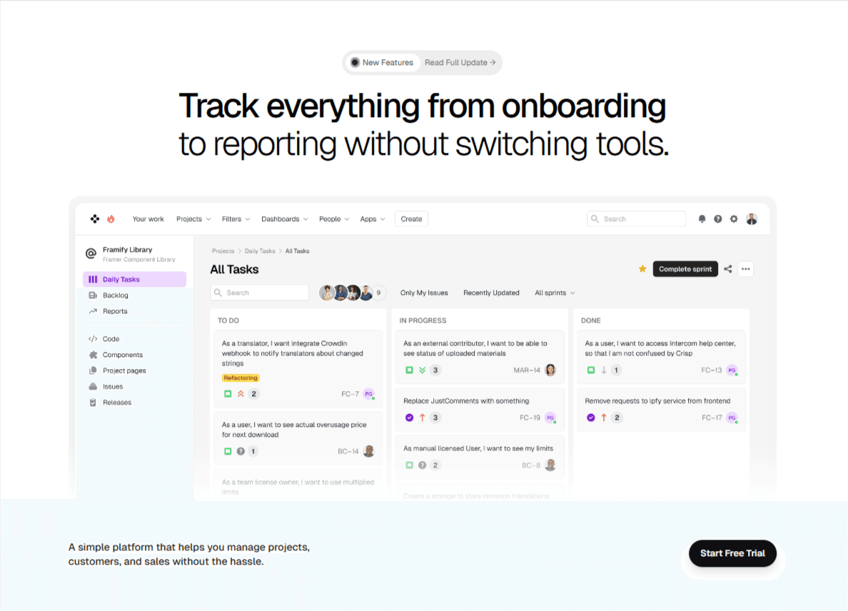Framer Hero Component