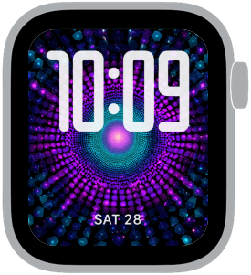 neuro mirage Apple Watch face preview 4 featuring abstract, gradient, and modern.