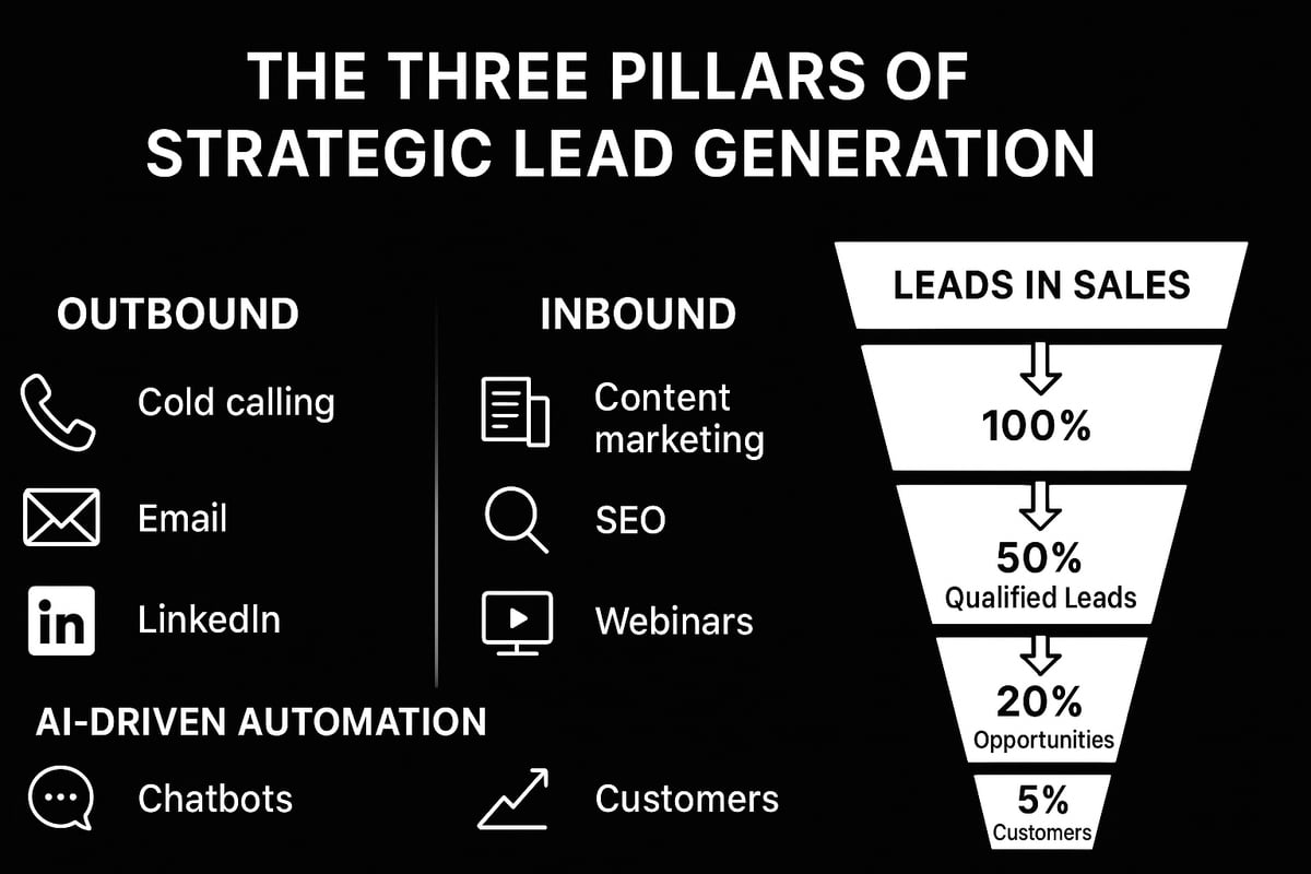 Strategic Lead Generation: Outbound, Inbound, and AI-Driven Tactics