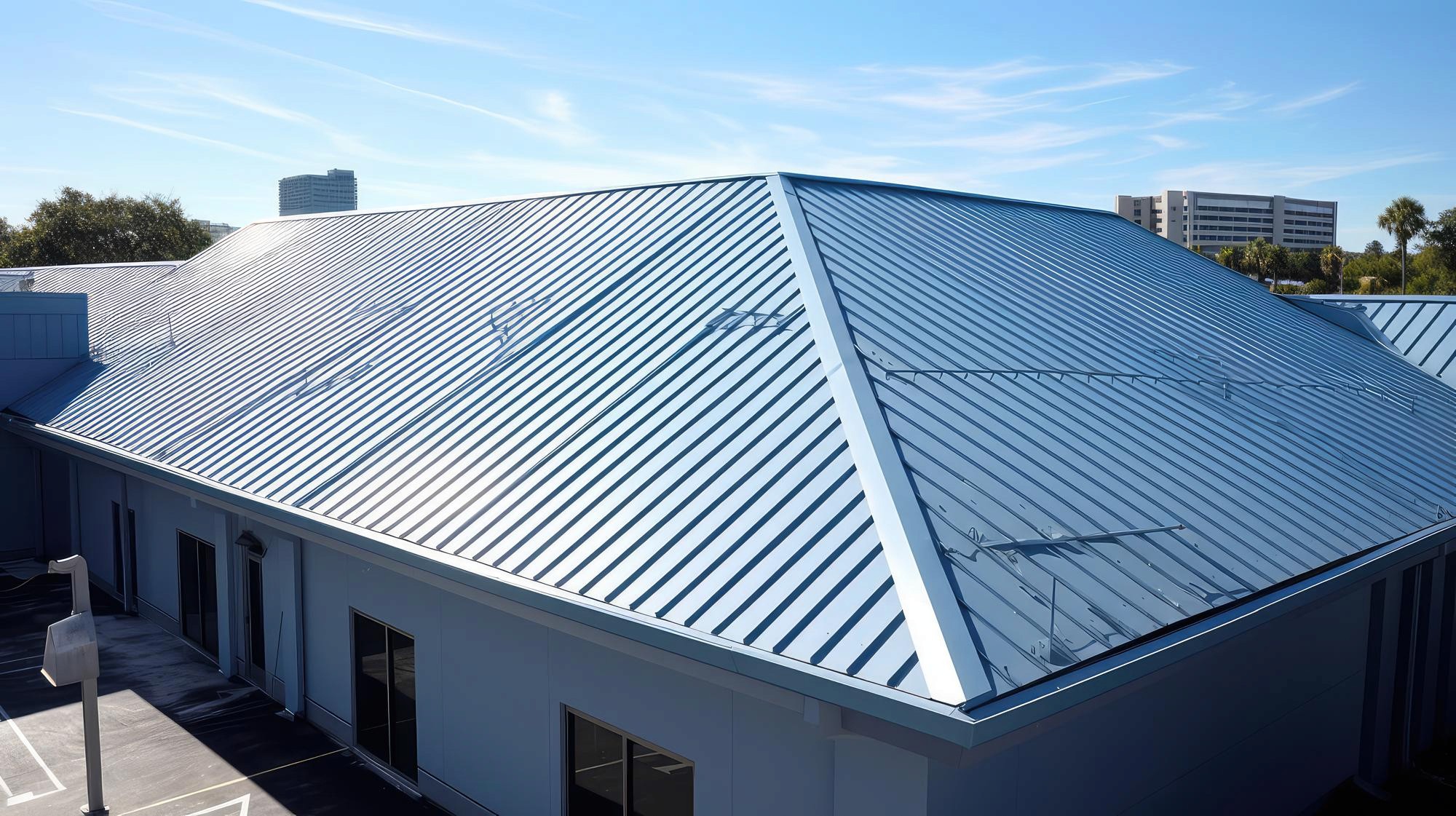 Durability commercial metal roof