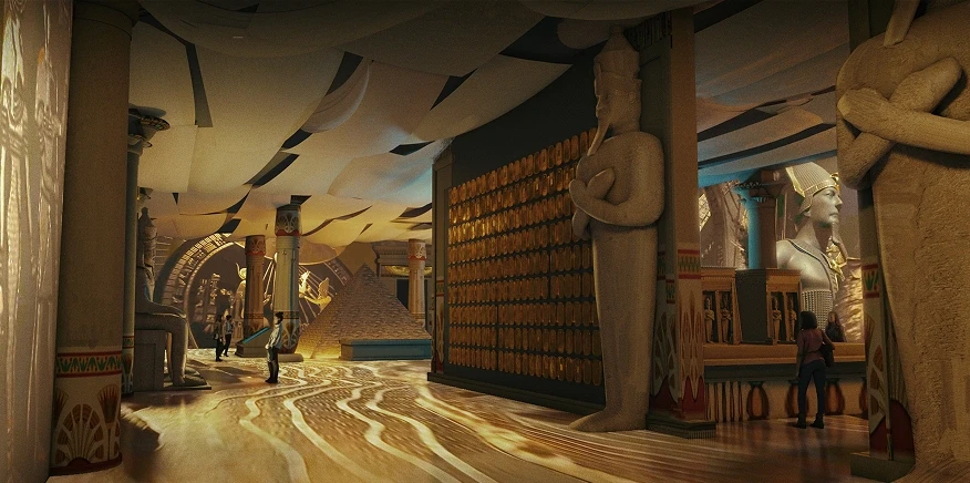 King Tut exhibition New York — visitor experience design and storytelling by Boris Kislitsin