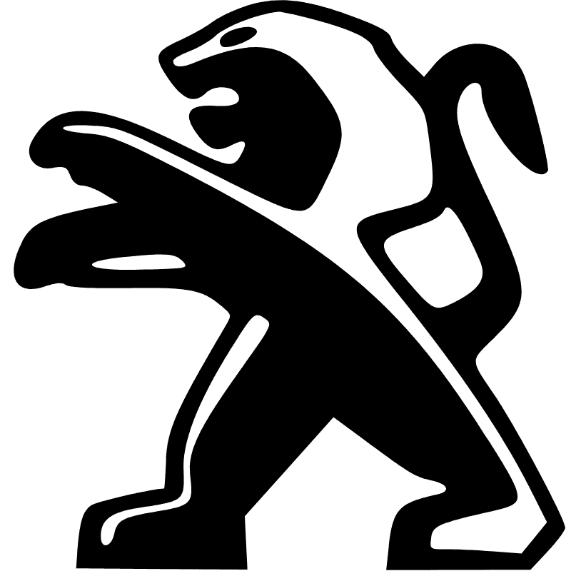 EV slim laden met Peugeot logo