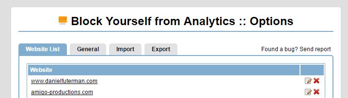 How To Block Yourself From Analytics Options