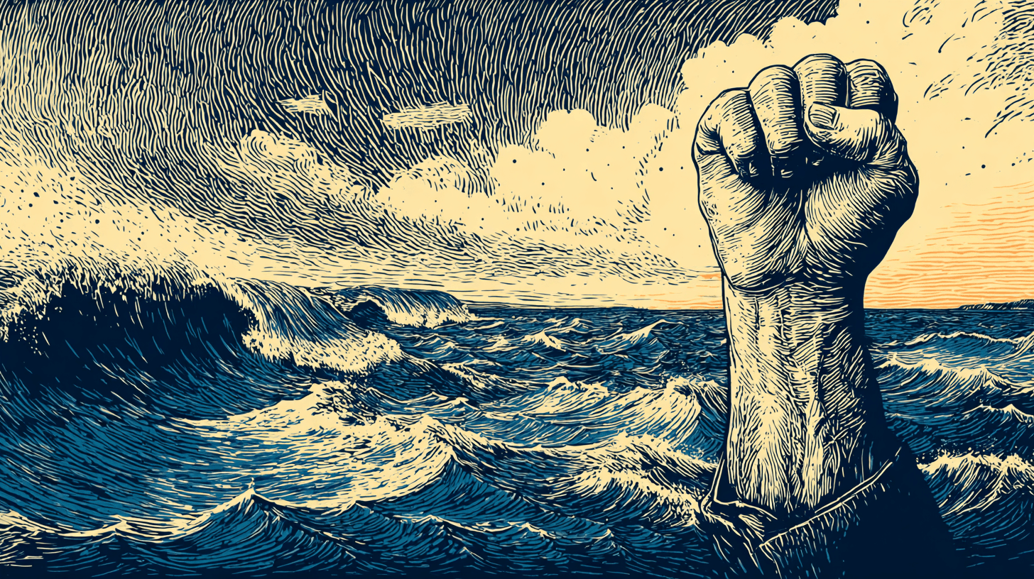 Hand signal illustration