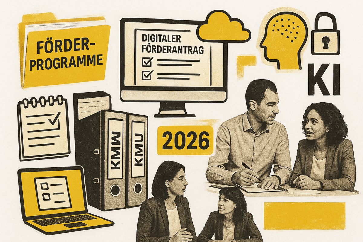 Förderlandschaft 2026: Programme und Zuschüsse für die Digitalisierung
