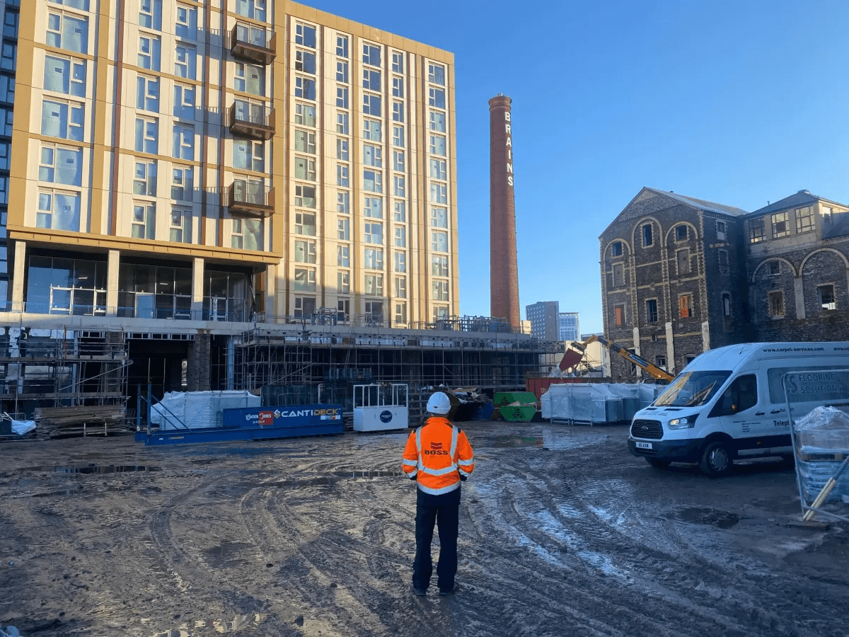 Coach explaining something to an athlete