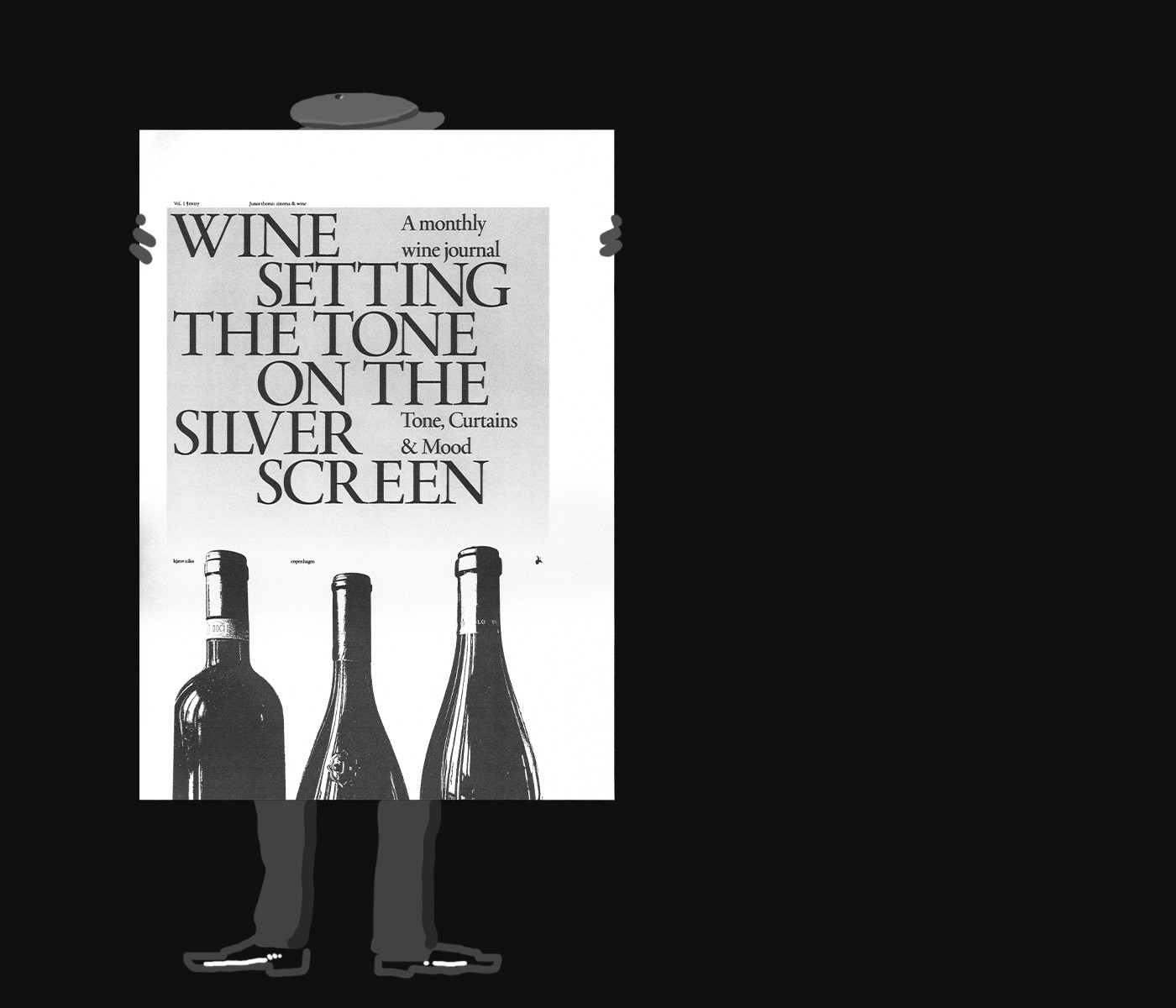 Entry Wine — print detail, paper and finish