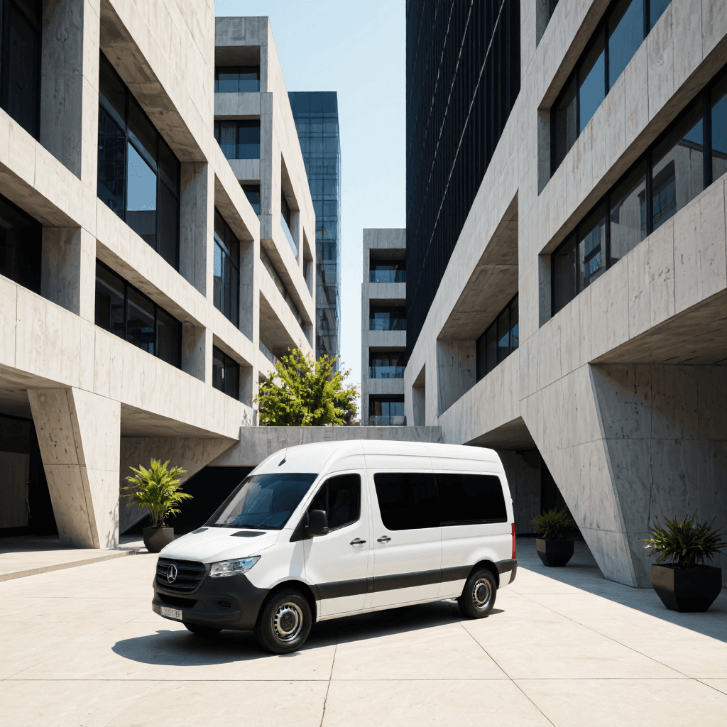 product photography of van