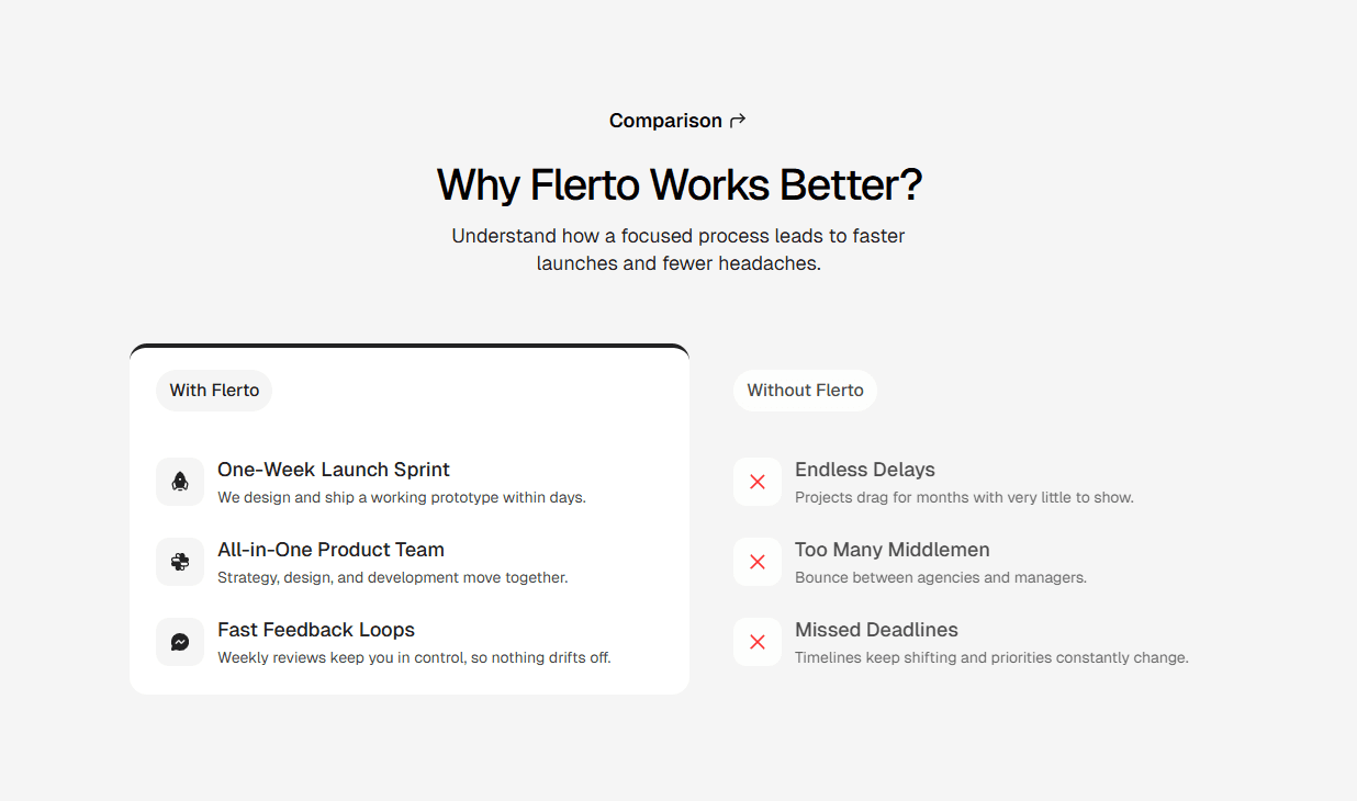 Framer Comparison Component