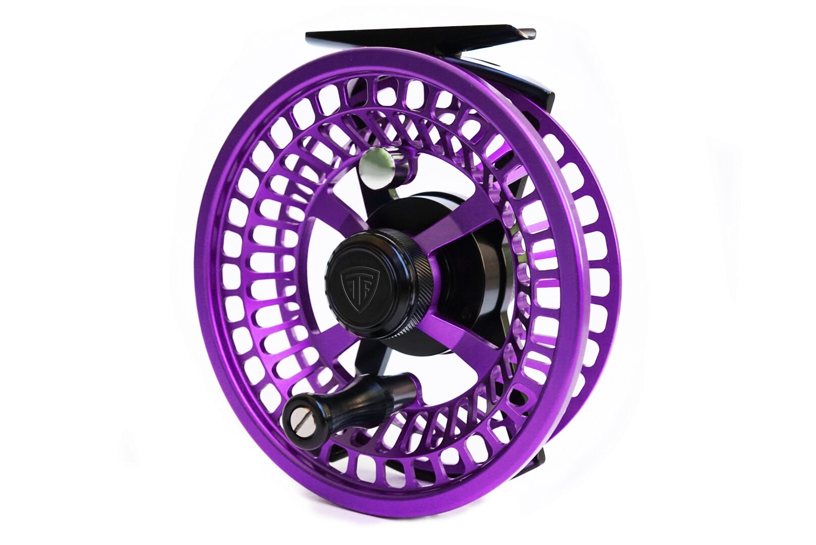 revolt fly fishing reel ultra violet back large arbor