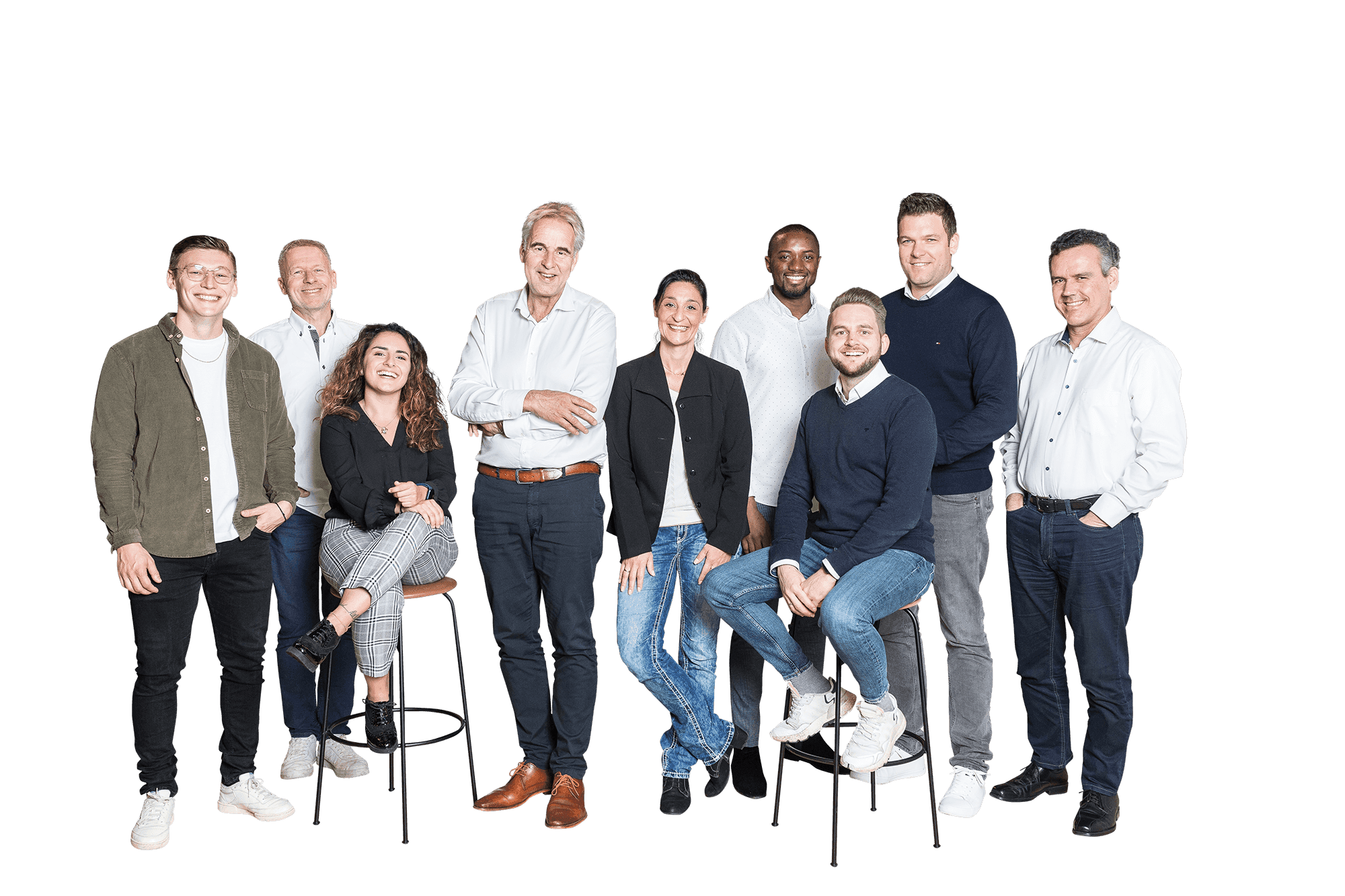 Gruppenfoto des Sovendus Partnership-Teams im Büro