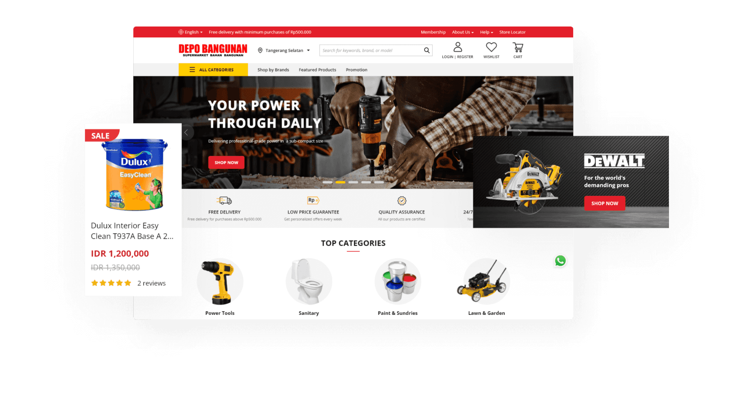 Depo Bangunan banner