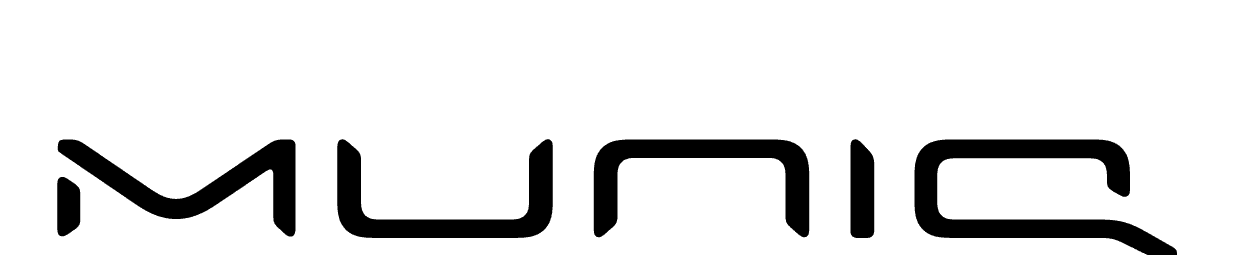 KKN x MUNIQ partnership logo in black